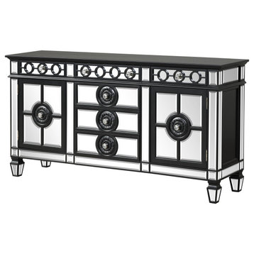 Dn00591 - Server, Mirrored and Black Finish - Varian Ii