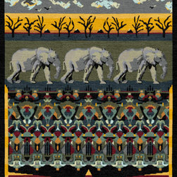 Elephant Sunset Walk - Rugs