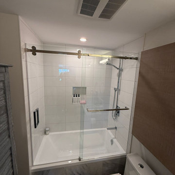 frameless glass showers and ralings