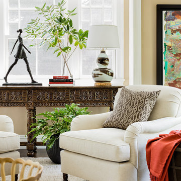 Transitional Family Room