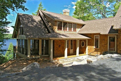 Example of a classic exterior home design in Burlington