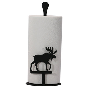 Rooster Paper Towel Stand, Moose