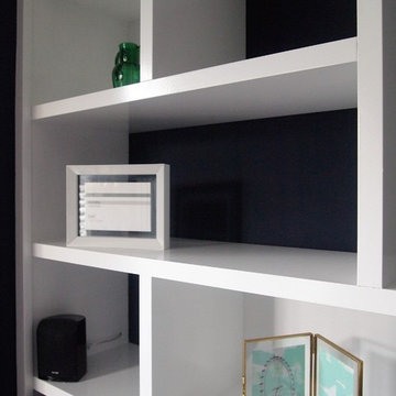 Designer Alcove Shelves and Cupboards