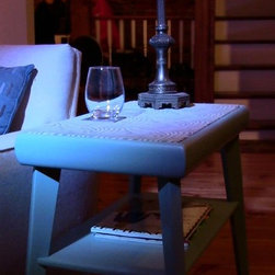 Blue Side/Coffee Table - Furniture