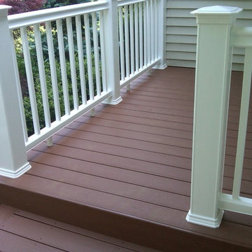New Front Porch Composite Decking and Rail