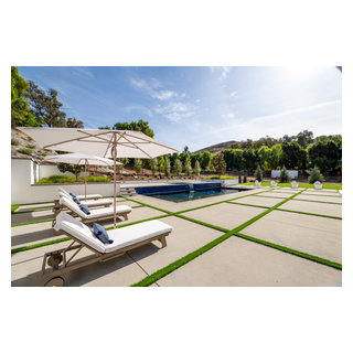 Modern Farmhouse - Farmhouse - Pool - Los Angeles - by JRP Design ...