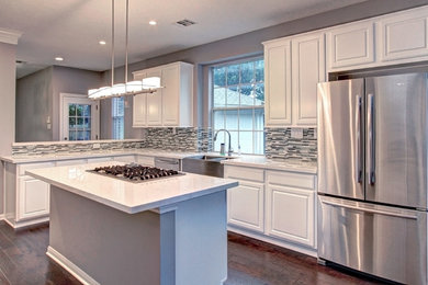 Kitchen - modern kitchen idea in Houston