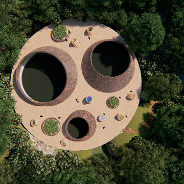 Student Project- Martian Scape _Cosmic Landscape and Astronomical Observatory