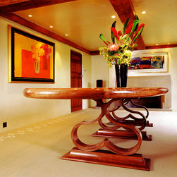 Tim Wood Limited - American Black Walnut Dining Table and Chairs - Dining Tables