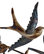 Zimlay Eclectic Iron Bird Wall Decor 53351