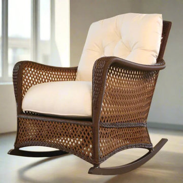 Lloyd Flanders Grand Traverse Wicker Lounge Rocker