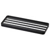 Slotted Tray, Steel, Black