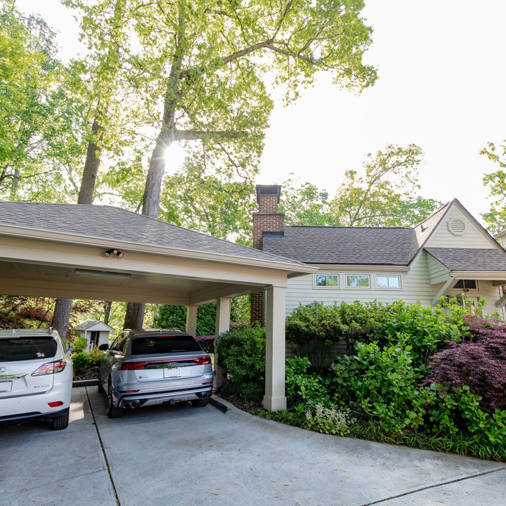 75 Beautiful Detached Carport With Breezeway Home Design Ideas ...