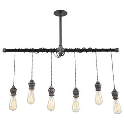 Industrial Kitchen Island Lighting by West Ninth Vintage
