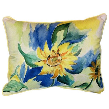 Betsy's Sunflower Large Pillow 19" x 15"