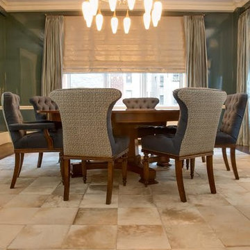 Cowhide Patchwork Rug on Park Ave.