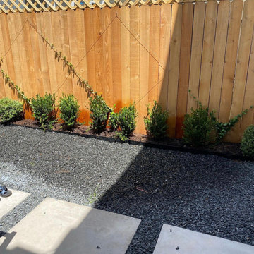 Espalier with a climbing Jasmine will add to the ambiance