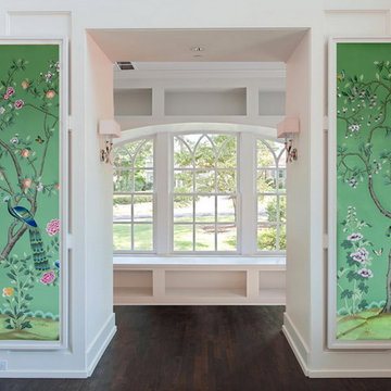 hand painted wallpaper project show