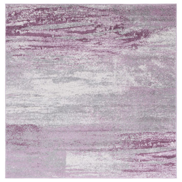 Safavieh Adirondack Collection ADR112V Rug, Grey/Purple, 8' X 8' Square
