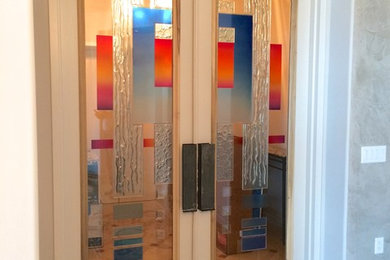 Entryway - modern entryway idea in Las Vegas