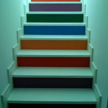upstairs