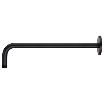 Luxier RA02 15" Shower Arm and Flange, Oil Rubbed Bronze