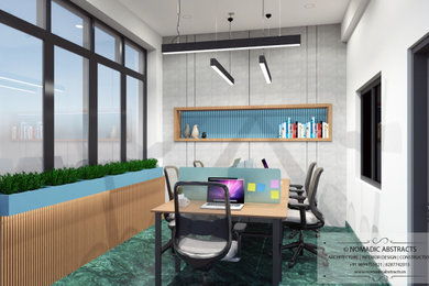 Inspiration for a modern home design remodel in Delhi