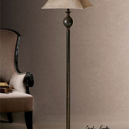Villaga Floor Lamp | Uttermost - Floor Lamps