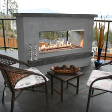 outside fireplace