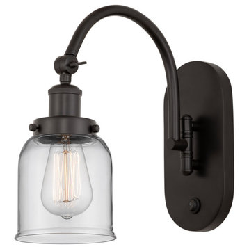 Bell Sconce, Oil Rubbed Bronze, Clear, Clear