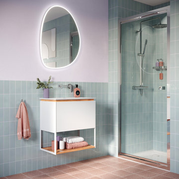 Creatively colourful bathroom