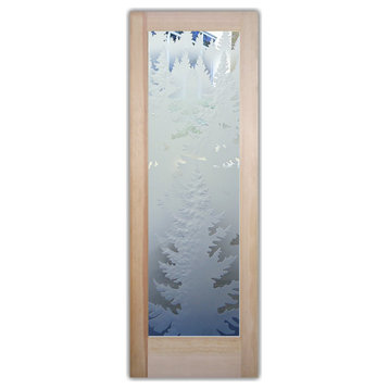 Front Door - Pine Trees - Douglas Fir (stain grade) - 36" x 84" - Book/Slab Door
