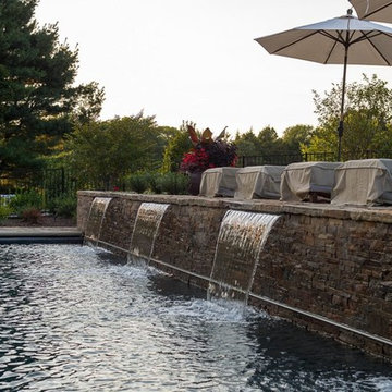 Custom Pool with Waterfall