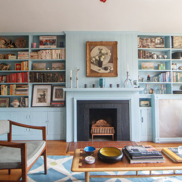 My Houzz: Vibrant Victorian Row House With Midcentury Style