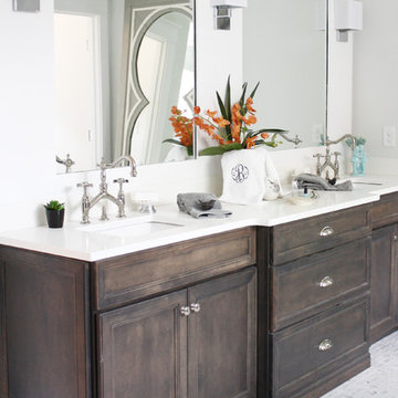 Pure White Vicostone Bathroom