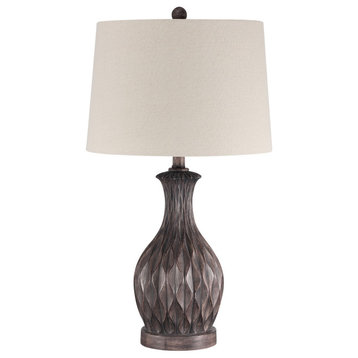 Craftmade 86268 27" Tall Vase Table Lamp - Painted Brown