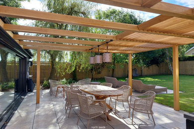 Contemporary patio in Other.