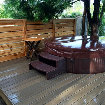 Downtown SLO Deck and Privacy Screen