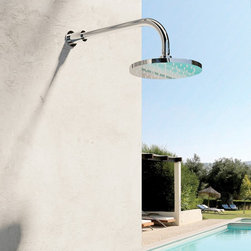 Waterline Outdoor Wall Mount Rainhead - Outdoor Showers