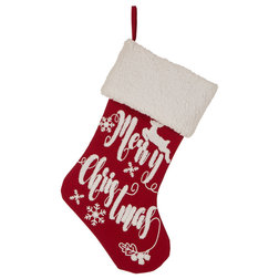 Contemporary Christmas Stockings And Holders by Glitzhome