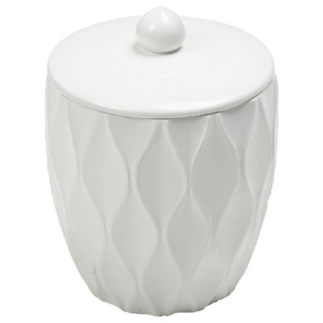Wave, White, Canister