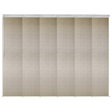Marguerite 6-Panel Track Extendable Vertical Blinds 98-130"W