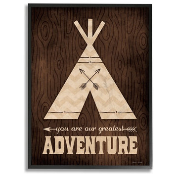 Stupell Ind. You Are Our Greatest Adventurer Framed Giclee, 16"x20"