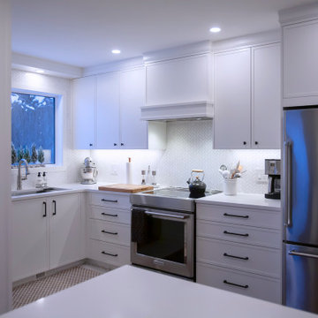 Light and Bright White Kitchen Reno
