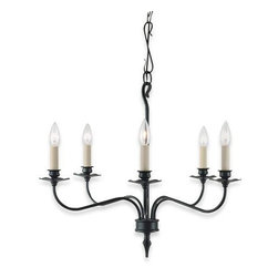 Royce Lighting - Royce Lighting Coventry Five-Light Chandelier Black - Chandeliers