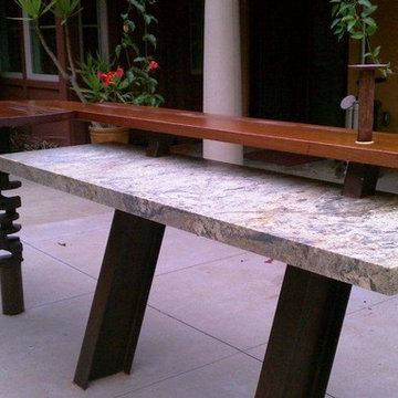Mercedes Crankshaft Table and I-beam Iron Bar