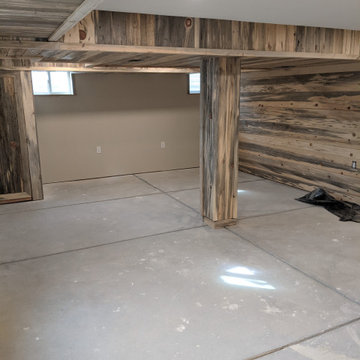 The Beetle kill pine Basement