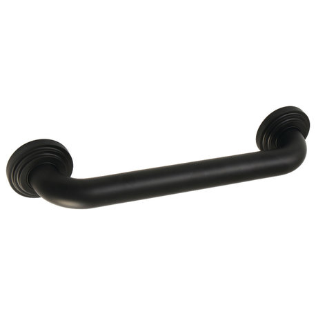 Dr214120 Milano 12" Decorative 1-1/4" Od Grab Bar, Matte Black