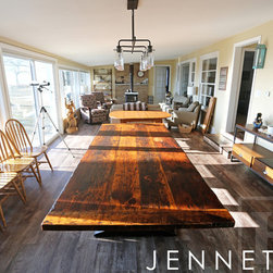 Reclaimed Wood (Rectangular) Pedestal Tables - Products