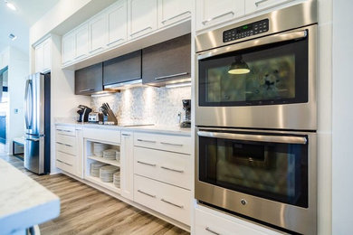 Inspiration for a coastal kitchen remodel in Other